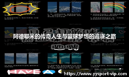 阿德耶米的传奇人生与篮球梦想的追逐之路